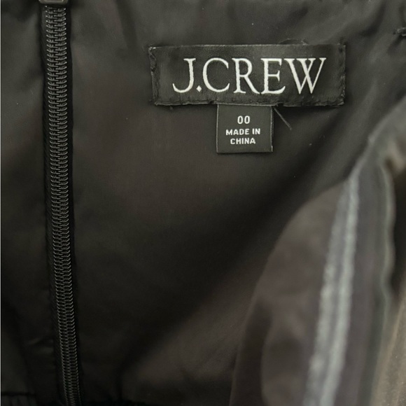 J Crew peplum, strapless, black crop top - Picture 5 of 5